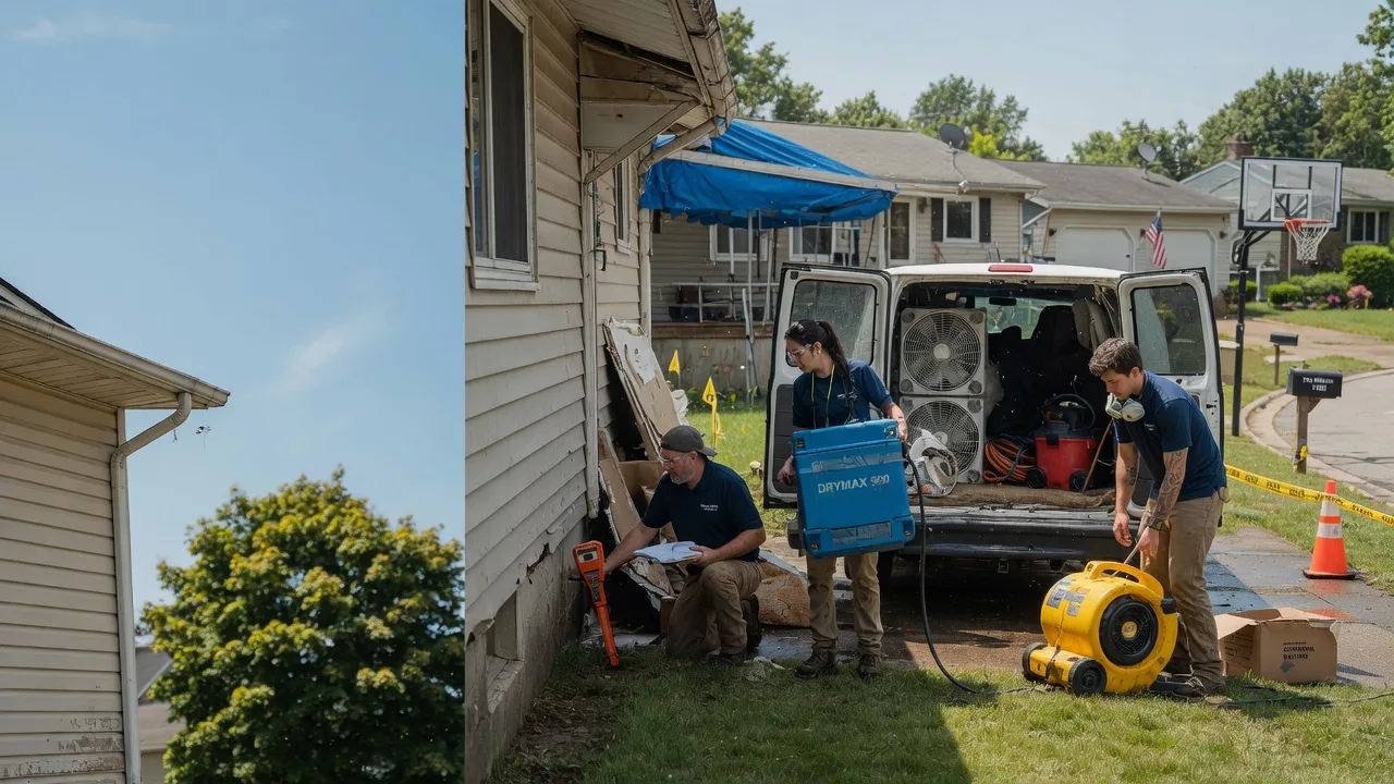 Ceiling Leak Cleanup in Camp Dennison, OH near me